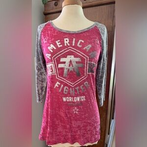 Women’s American Fighter tee